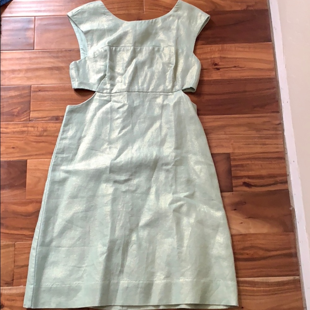 Green with Gold Maeve Dress